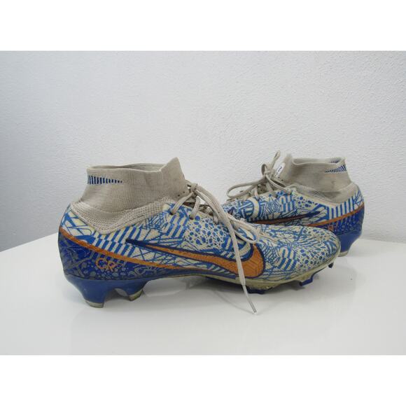 Nike CR7 Air Zoom Mercurial Vapor 15 Elite FG US 8 Worn White Metallic Copper - Picture 5 of 10